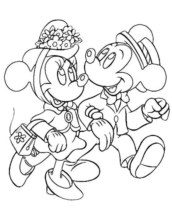 Khám phá tranh tô màu chuột mickey dễ thương cho bé