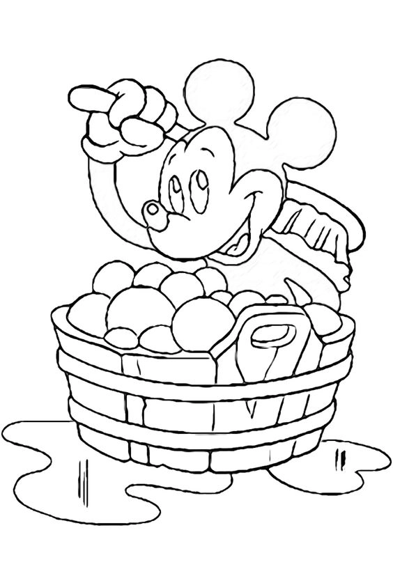 Thỏa sức sáng tạo với tô màu chuột mickey cho bé