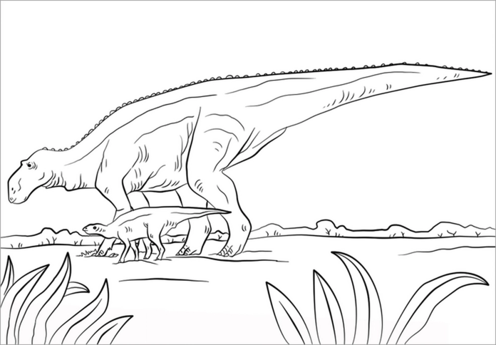 Thêm cảm hứng mạnh mẽ với tranh tô màu khủng long bạo chúa lửa