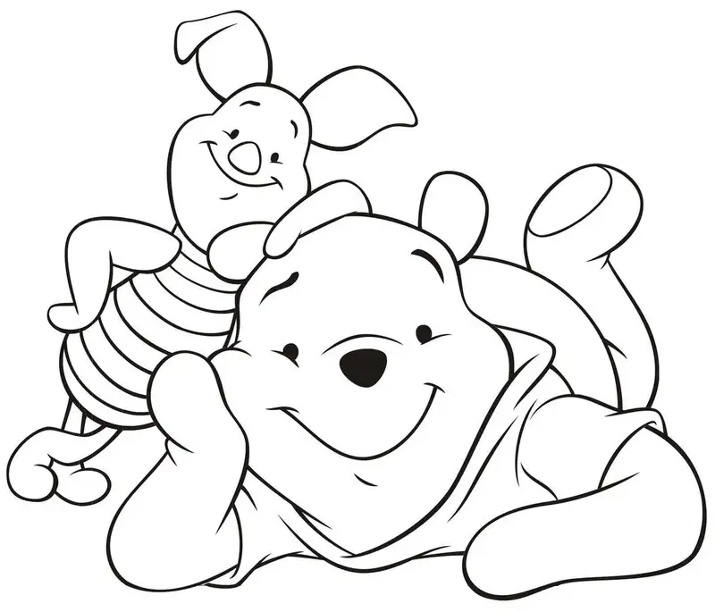 Tranh tô màu gấu pooh là như thế nào?