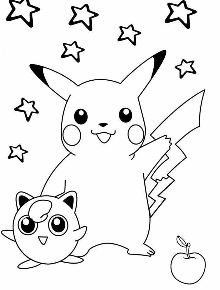 Sáng tạo bùng nổ với tranh tô màu Pokemon hệ lửa