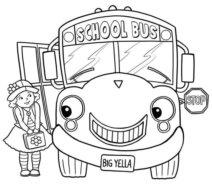Thỏa sức tô tranh tô màu xe bus xe khách vui nhộn
