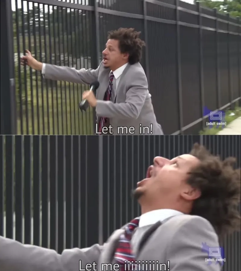 Ai cũng cười nghiêng ngả với eric andre gate meme
