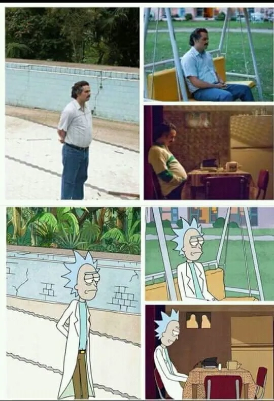 Chờ đến mỏi mòn với narcos waiting meme buồn cười