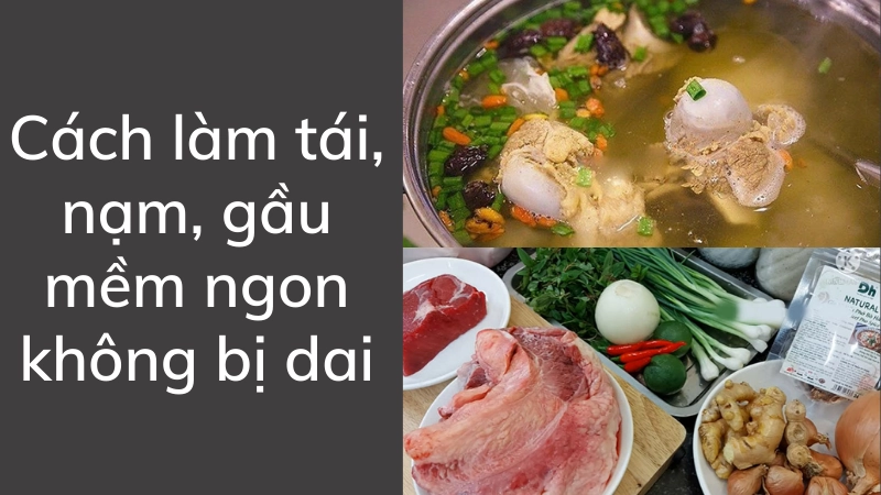 Bí kíp ninh xương lấy nước dùng trong veo, ngọt thanh tự nhiên