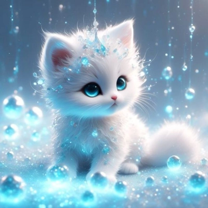 Chibi avatar đôi bff cute mèo bạn thân đáng yêu