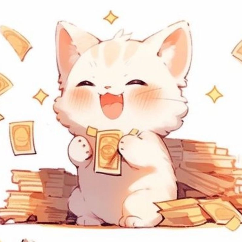 Avatar mèo chibi cute lông xù siêu đáng yêu