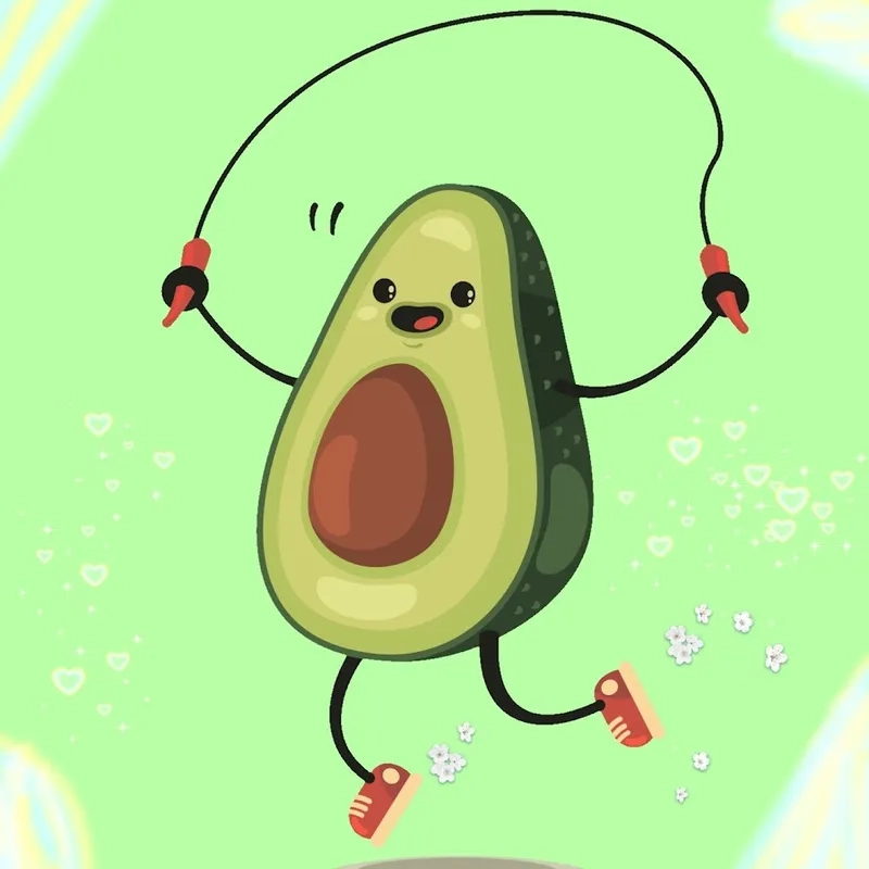 Avatar trái bơ dễ thương xanh mướt siêu cute