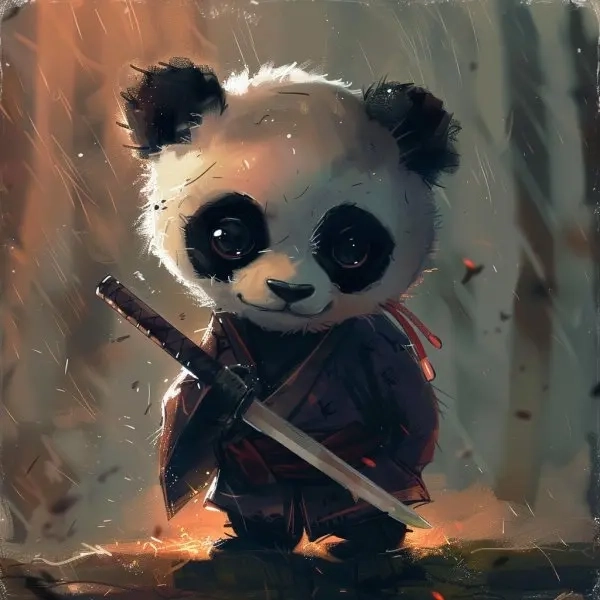 Chibi gấu cute ngố tàu đáng yêu chết người