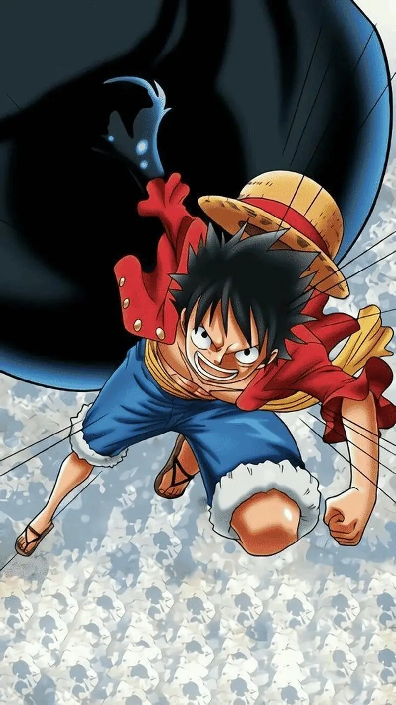 Luffy koa haki quan sát mạnh mẽ bá đạo