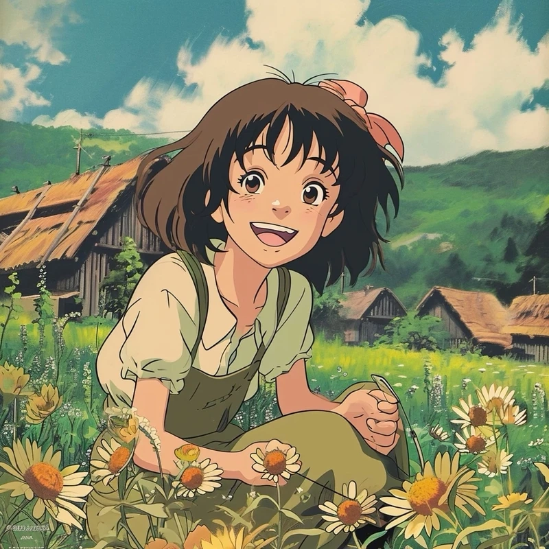 Không khí thư giãn với avatar ghibli chill cực nhẹ nhàng