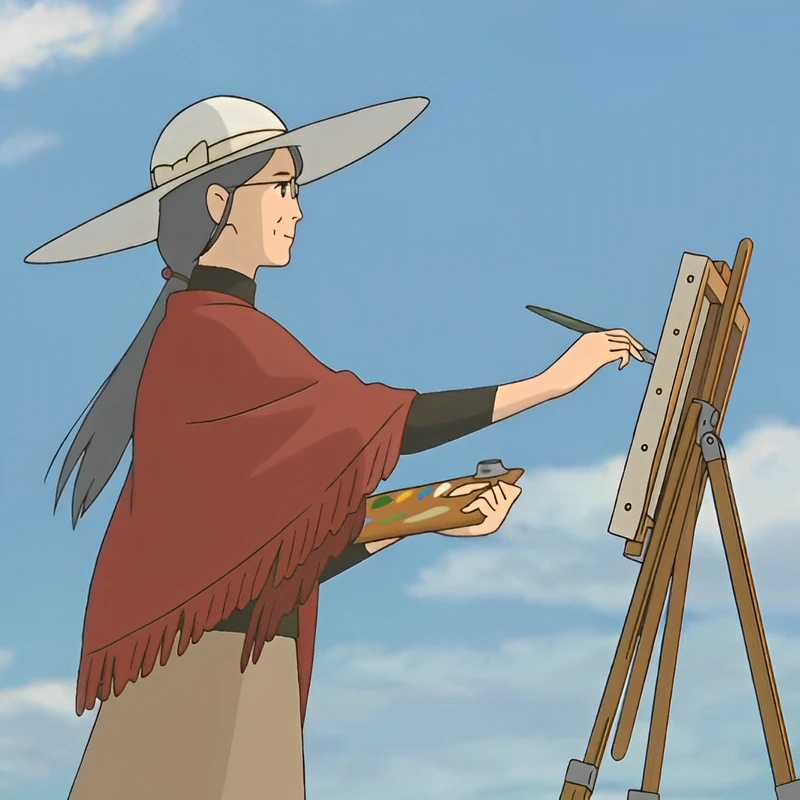 Fan hoạt hình yêu thích avatar ghibli đáng yêu cực xinh