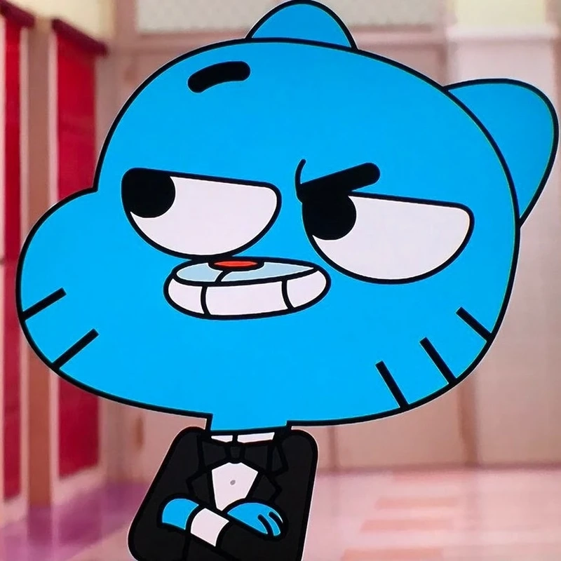 Chất lượng sắc nét với avatar gumball hd cực đẹp