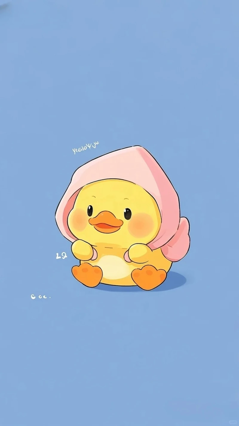 Tổng hợp ảnh vịt vàng chibi cute nhìn một lần là muốn lưu ngay