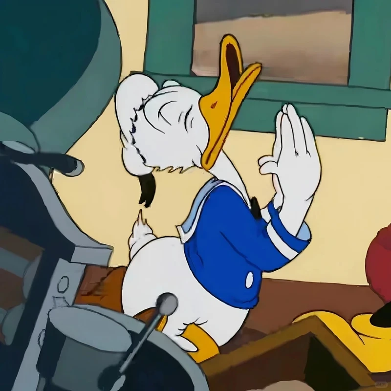 Ngắm ngay bộ vịt donald meme cute đáng yêu nhưng không kém phần hài