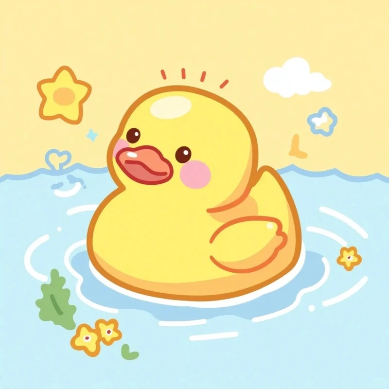 Hướng dẫn vẽ vịt vàng chibi đơn giản cho người mới bắt đầu học vẽ