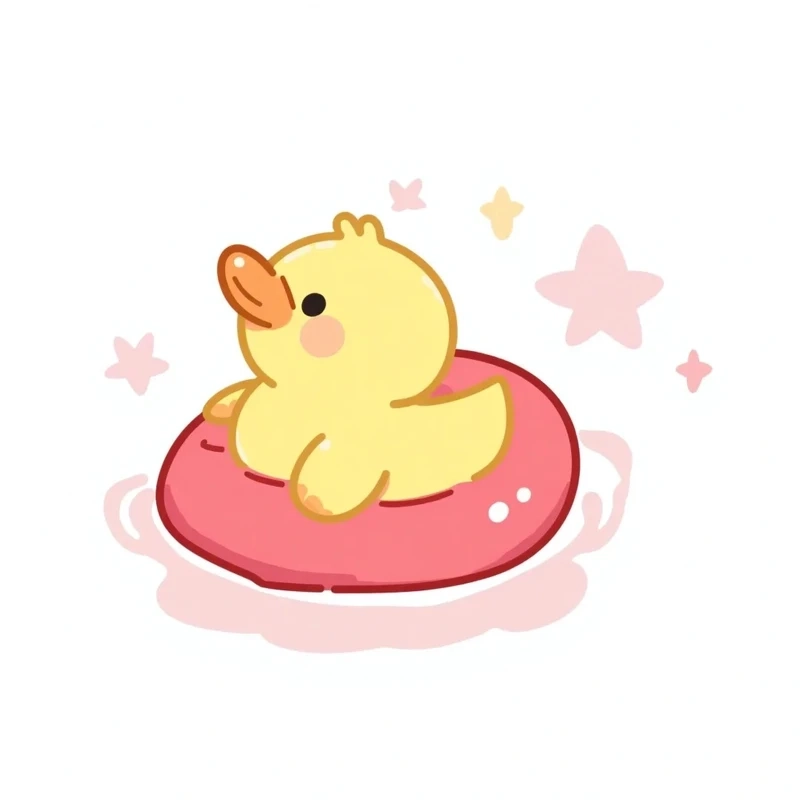 Tuyển chọn hình vịt vàng chibi dễ thương hot nhất mạng xã hội