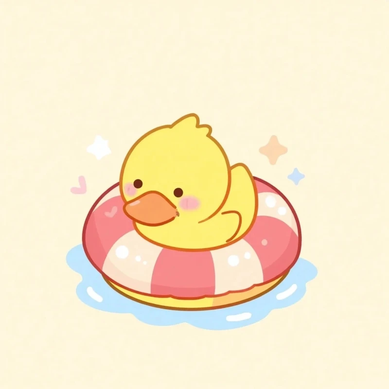 Tải miễn phí vịt vàng chibi png chất lượng cao cho thiết kế
